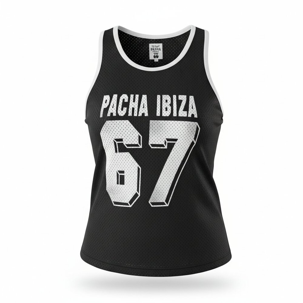 The Original Pacha Ibiza Men’s Basketball Jersey Tank Shirt #67 - Size Small